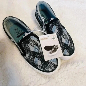 Lily & Dan Toddler Memory Foam Canvas Sneakers Size 9/10